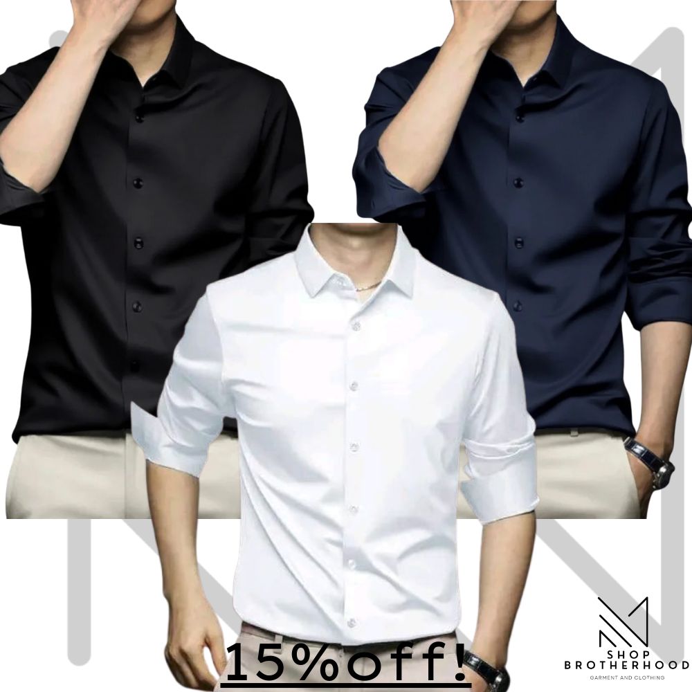 3 Pcs Formal Shirt Combo – Special Offer!